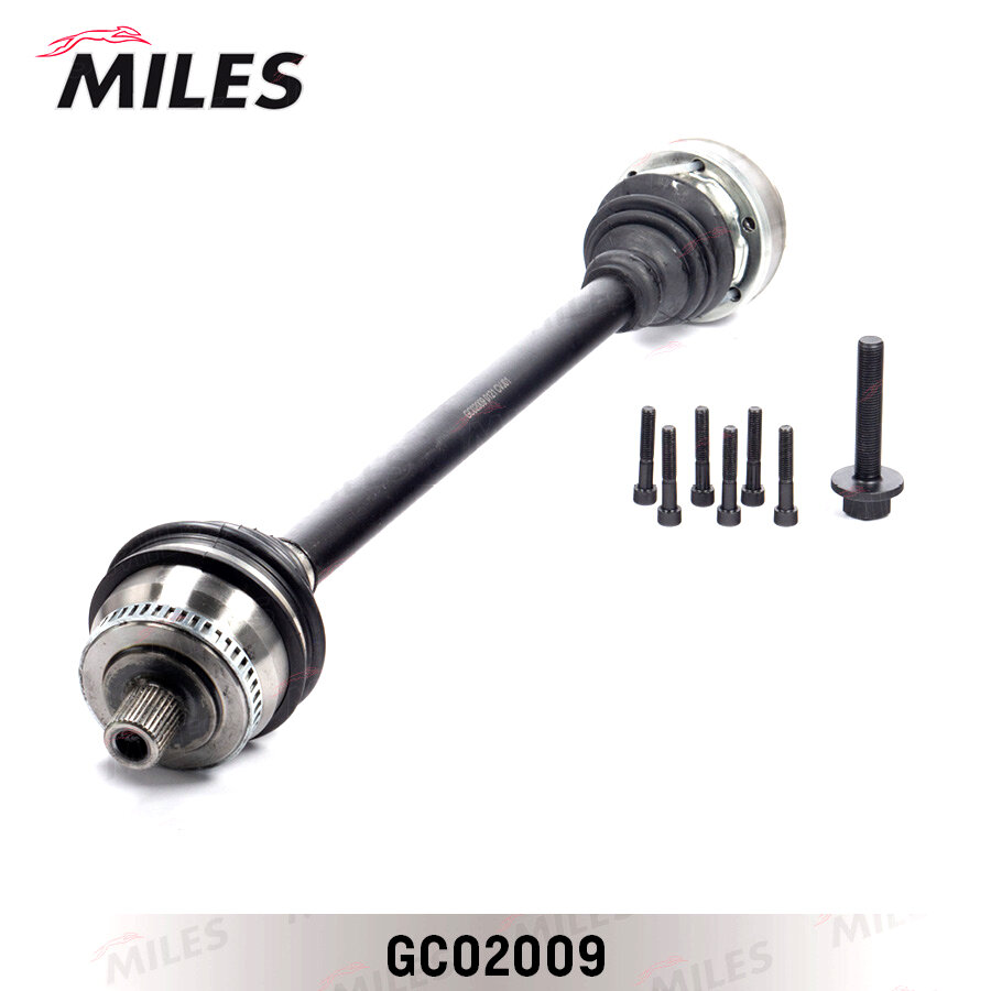 MILES Привод в сборе AUDI A4 I-II/VW PASSAT V 1.6-2.0 94-05 правый +ABS