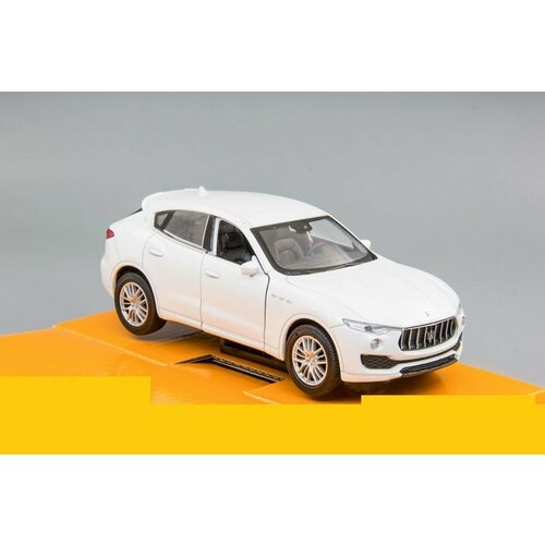 Игрушка машинка металлическая 1:32 Maserati Levante, пруж. мех, WELLY, белый