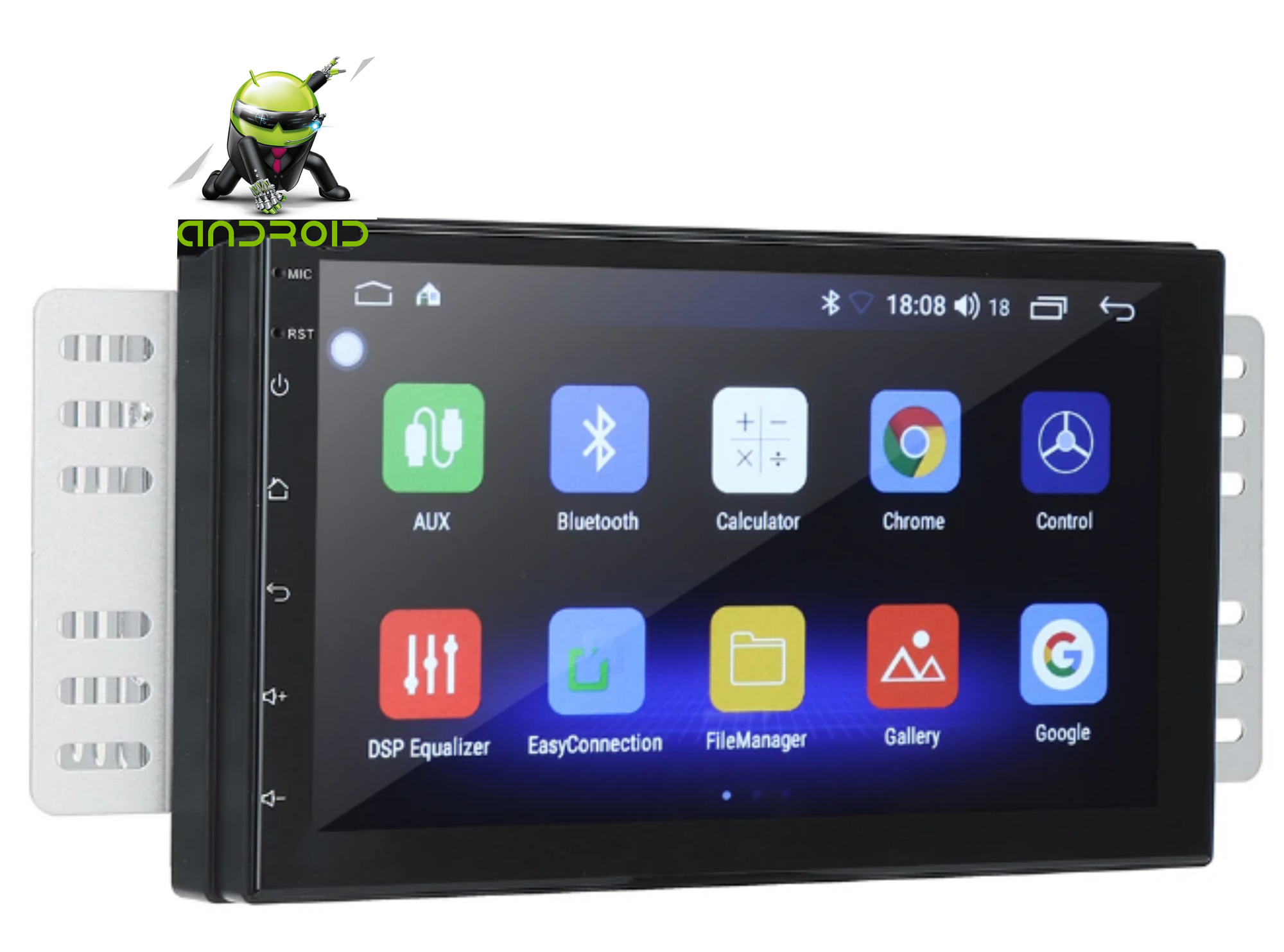 Автомагнитола Android 7" 2DIN GPS/Bluetooth/Wi-Fi FM-радио