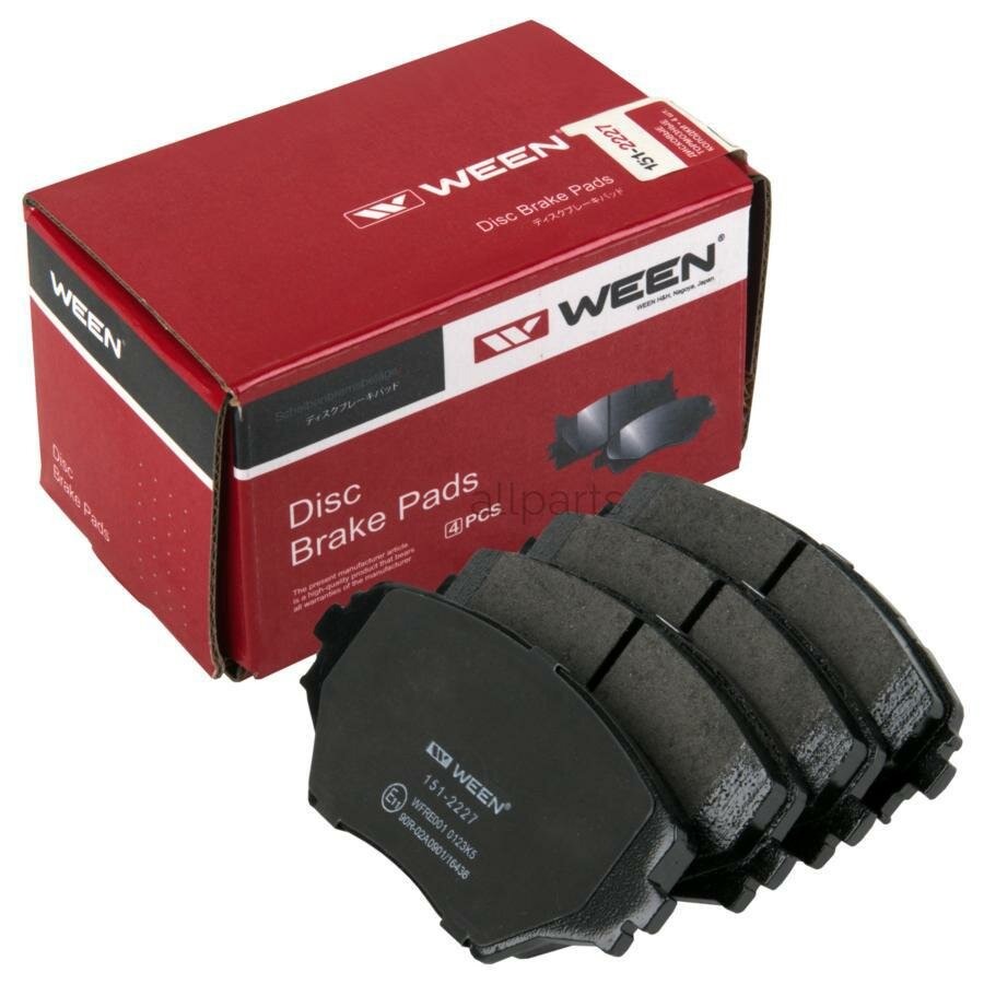 WEEN 151-2227 Колодки тормозные дисковые передние