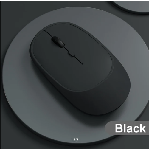 Беспроводная перезаряжаемая игровая мышь с двумя режимами/ Черная беспроводная перезаряжаемая бесшумная сенсорная мышь с bluetooth ультратонкая волшебная мышь для ноутбука ipad mac пк macbook