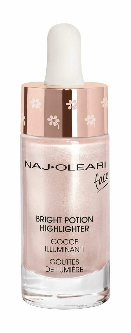 Жидкий хайлайтер для лица / 1 rose quartz / Naj Oleari Bright Potion Highlighter