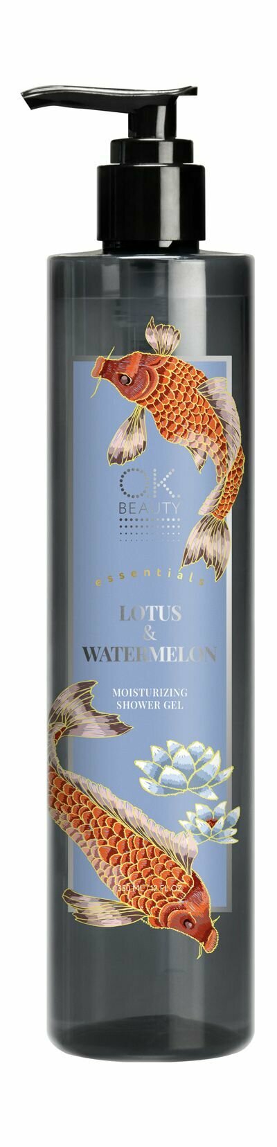 Увлажняющий гель для душа с ароматом лотоса и арбуза / O.K.Beauty Essentials Lotus&Watermelon Moisturizing Shower Gel