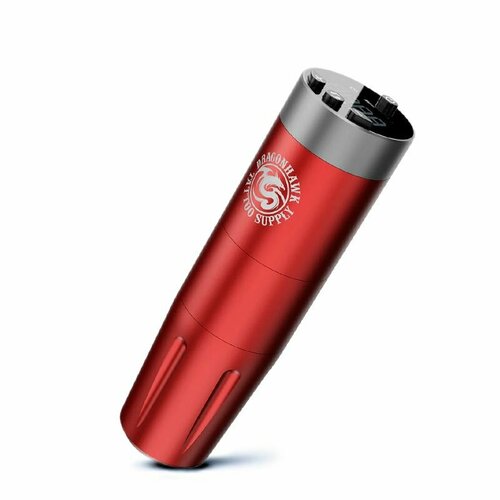 Беспроводная машинка для тату и трихопигментации Dragonhawk X8 Tunable Frequency 4mm Stroke Red красный, red