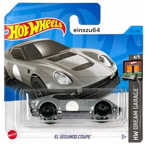 Машинка Mattel Hot Wheels El Segundo Coupe, арт. HKG39 (5785) (105 из 250) машинка hot wheels 5785 hw dream garage el segundo coupe hkj96 n521