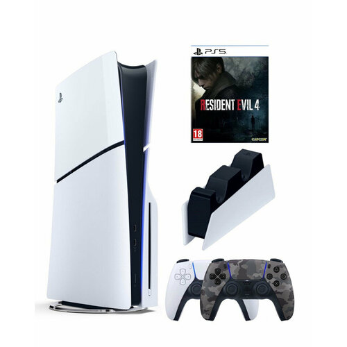 Приставка Sony Playstation 5 slim 1 Tb2-ой геймпадCamoзарядноеResident Evil 8077400₽