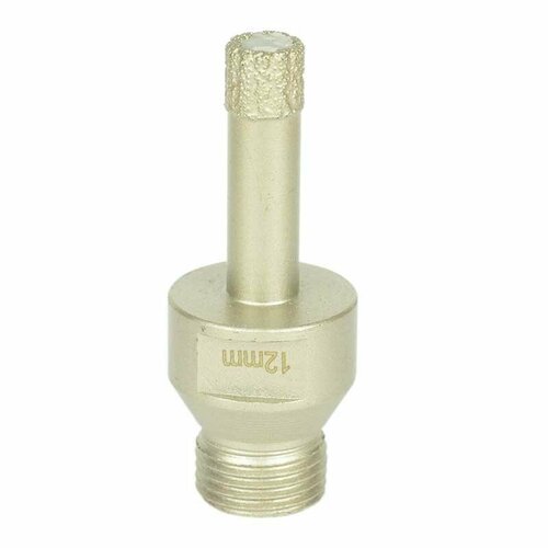 Коронка алмазная 12мм h-40мм | гранит/мрамор (вакуумное спекание)