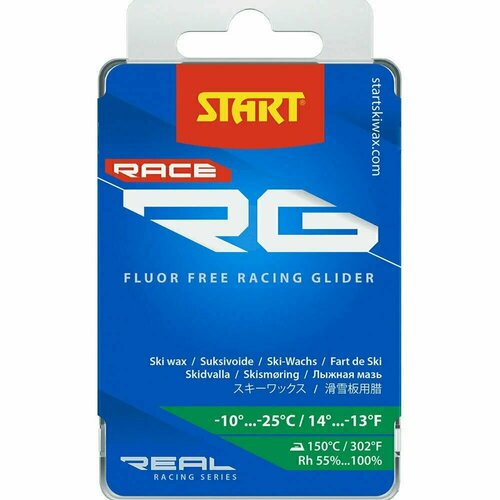 Парафин START RG RACE (-10-25 C) Green 60 g парафин start rg race glider blue 900 180 6 12