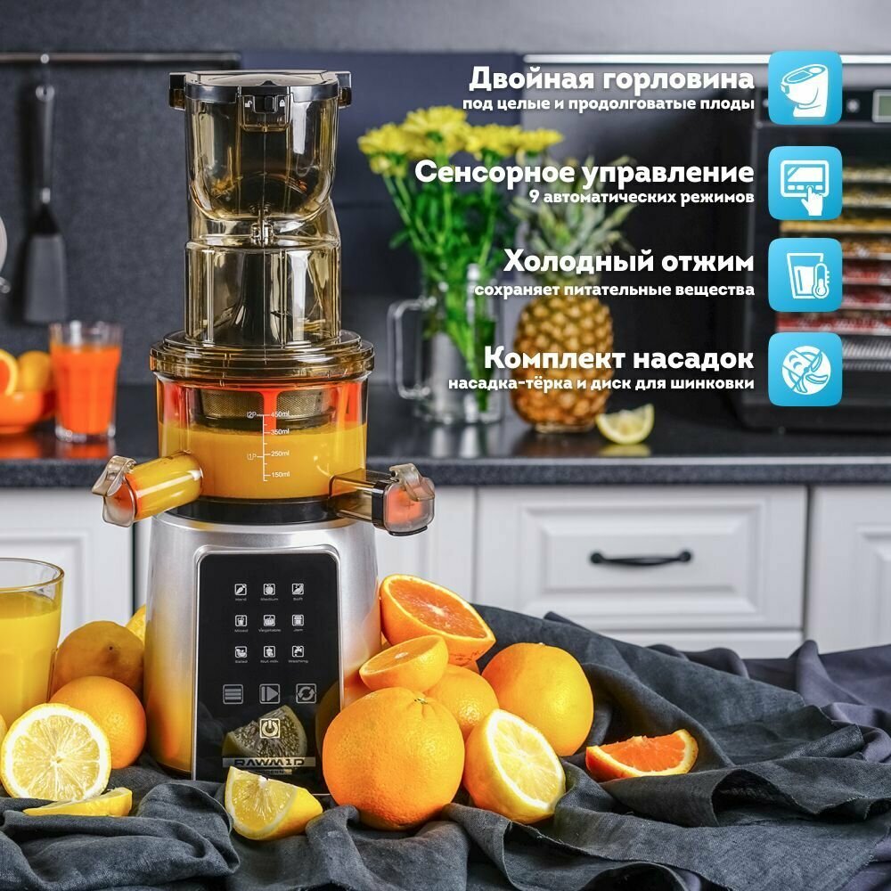 Шнековая соковыжималка RAWMID Dream Juicer Modern JDM-80 - фото №11