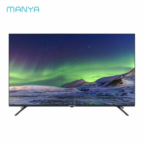Телевизор MANYA 55QM04B Смарт ТВ Android 11 2Gb16Gb голосовое управление Wi-Fi Bluetooth 3HDMI 2USB Super Slim дизайн QLED Mini LED подсветка 6802900₽