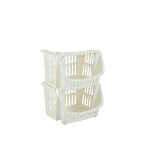 Ящик для овощей и фруктов / Корзина для хранения картошки, лука/ Контейнер для игрушек пластиковый Bama Италия