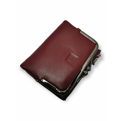 фото Кошелек 9930/burgundy, фактура зернистая, бордовый pouchman