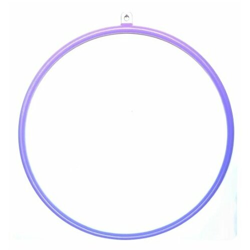 латынина ю стальной король Металлическое кольцо для воздушной гимнастики, с подвесом, цвет фиолетовый, диаметр 90 см.