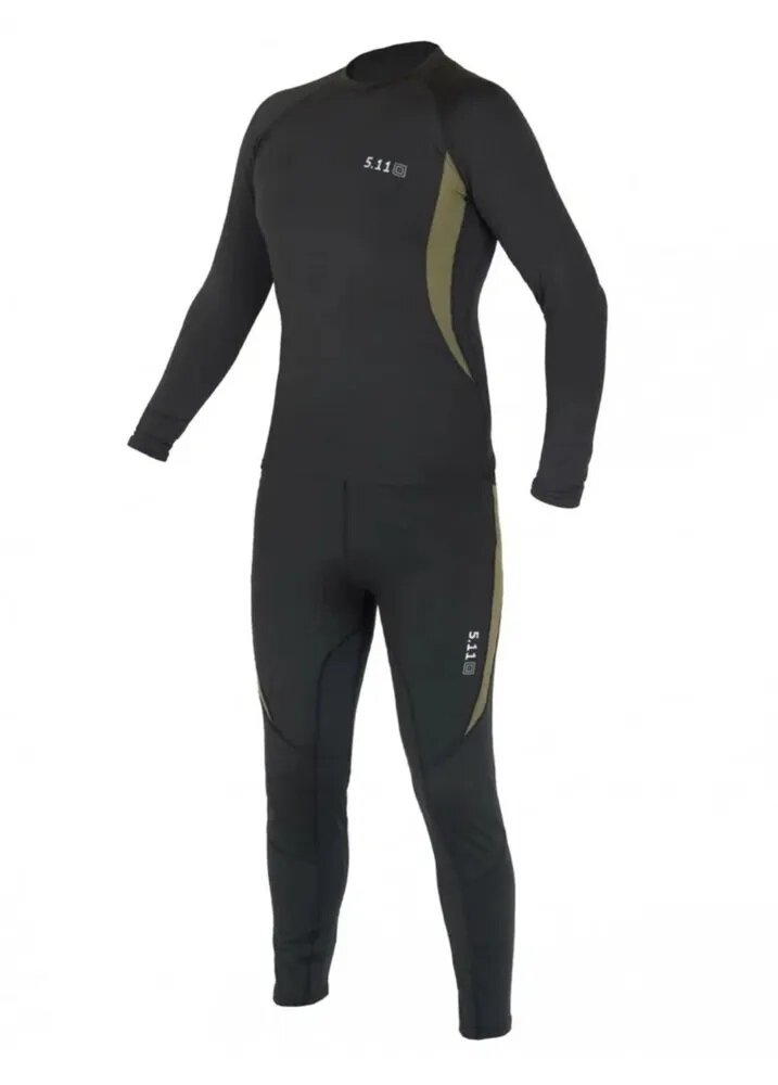 Комплект термобелья 5.11 Tactical, размер XXL, черный — фото 1