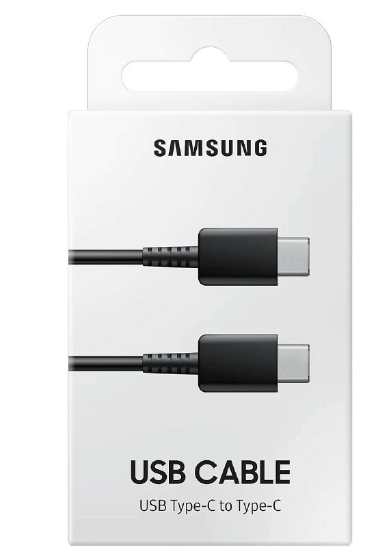 Кабель для устройств Samsung USB Type-C - USB Type-C (EP-DA705B), 1 м, черный — фото 1