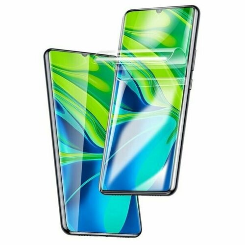 Комплект 2 шт. Гидрогелевая защитная пленка (не стекло) для Vivo IQOO U3 , матовая, на дисплей бесцветный