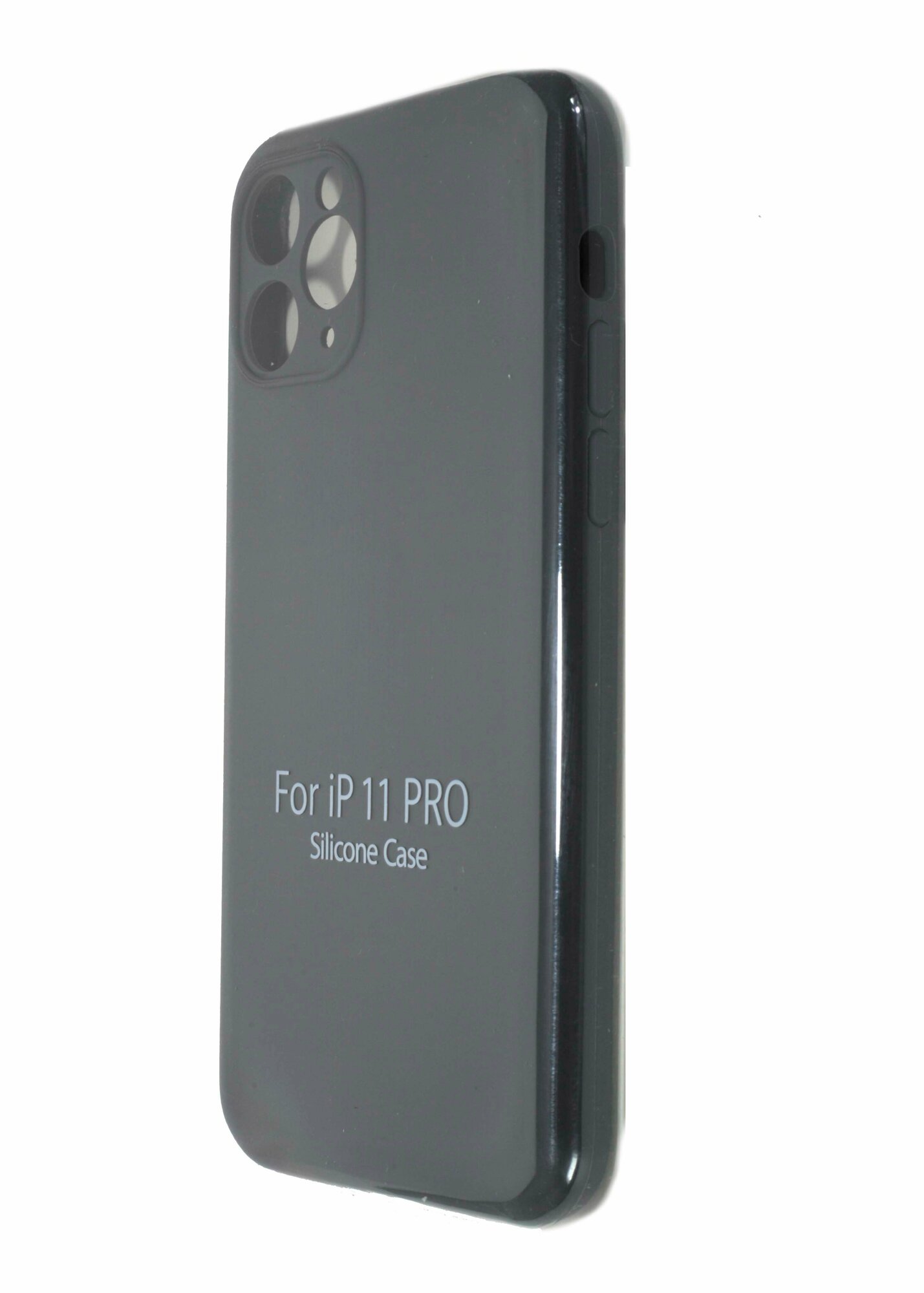Чехол-накладка для iPhone 11 Pro VEGLAS SILICONE CASE NL Защита камеры серый (23)