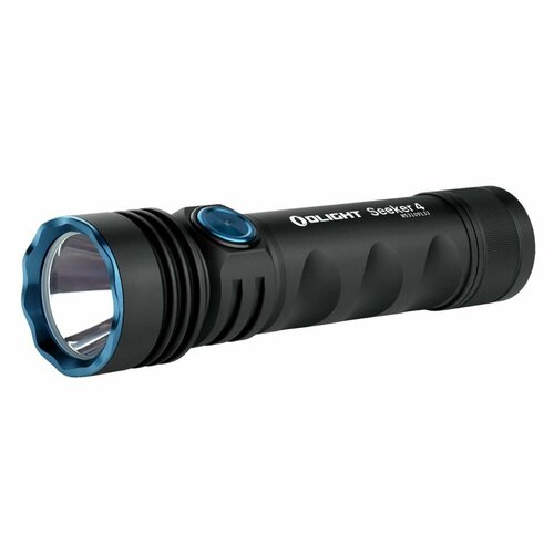 Фонарь Olight Seeker 4 Matte Black (Cool White), 21700, Cree XH-P 50.3 HI, 450 метров, 3100 люмен (Комплект) светодиодный подствольный фонарь olight odin 1 х 21700 диод cree xh p 35 hi 2 режима 300 метров 2000 люмен комплект