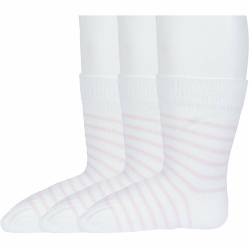 фото Носки rusocks 3 пары, размер 10-12, белый