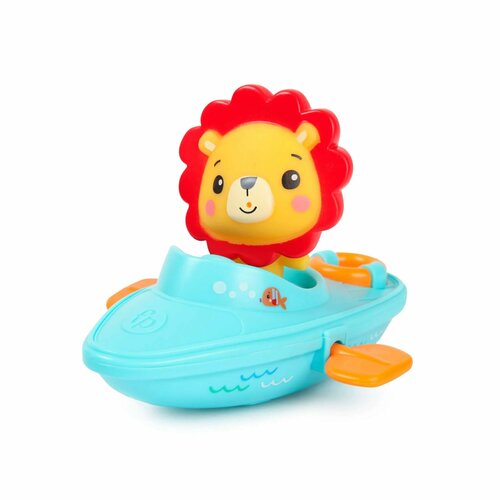 лодка с заводным механизмом в ассортименте Игрушка для ванной Fisher Price Лодка со львом GMBT003A