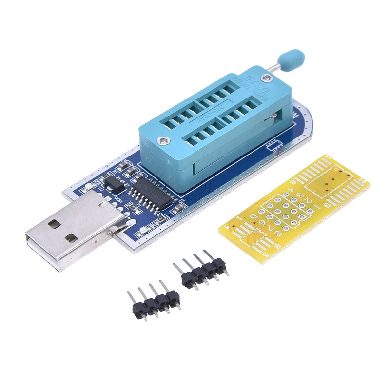 USB EEPROM / SPI FLASH программатор Minpro I (переходник smd-dip в комплекте), 1 шт.