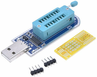 USB EEPROM / SPI FLASH программатор Minpro I (переходник smd-dip в комплекте), 1 шт.