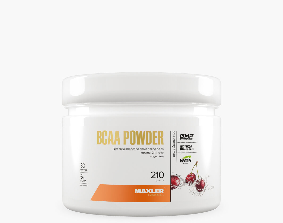 Maxler BCAA Powder EU 210 гр (Maxler) Кислая вишня