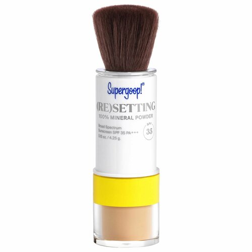 SUPERGOOP солнцезащитная пудра 100 Mineral Resetting Powder SPF 35 8050₽