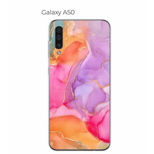 Гидрогелевая пленка на Samsung Galaxy A50 на заднюю панель защитная пленка для гелакси А50 гидрогелевая пленка samsung galaxy a50 самсунг галакси a50 на дисплей и заднюю крышку