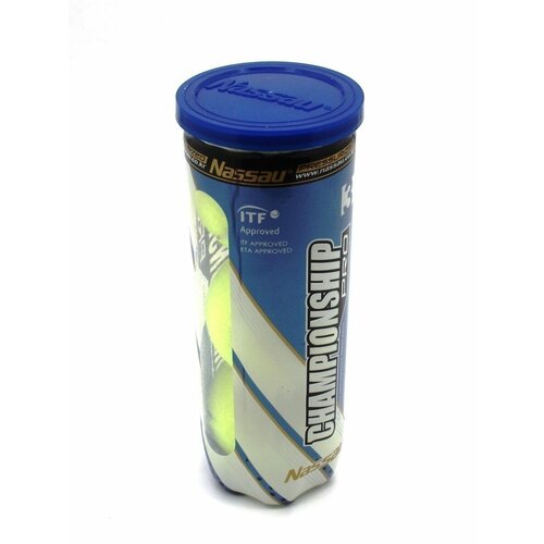 фото Теннисные мячи championship pro (3 мяча) в тубе. nassau