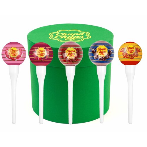 CHUPA CHUPS Подарочный набор тинтов для губ Candy Kisses (5 элементов) chupa chups ухаживающее масло для губ juicy lip oil strawberry