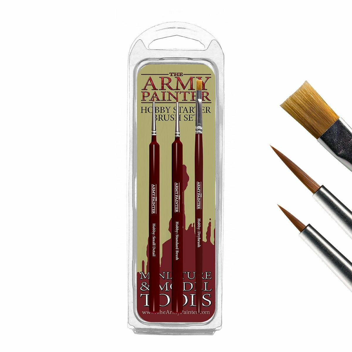 Набор кистей для моделирования Army Painter Hobby Starter Brush Set (2019)