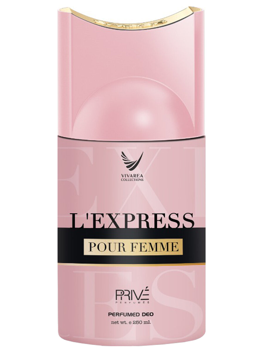 Дезодорант спрей парфюмированный женский L' Express Pour Femme 250мл