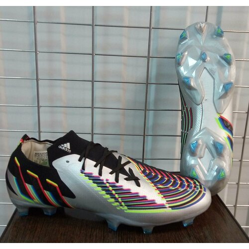 Для футбола ADIDAS PREDATOR размер 45 ( длина по стельке 28.5 см ) бутсы футбольные Серебристые