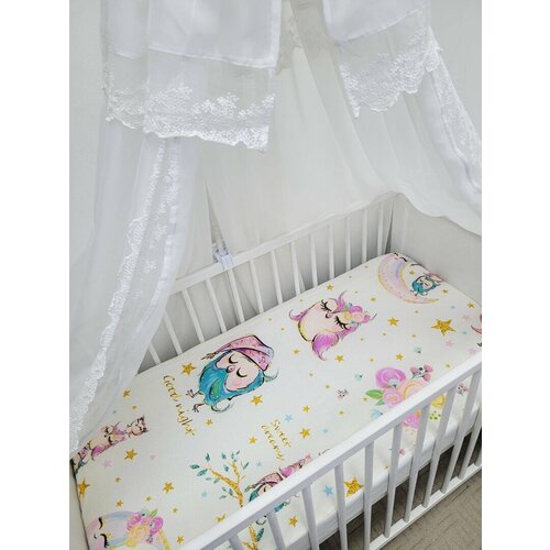 Простынь на резинке на матрас 