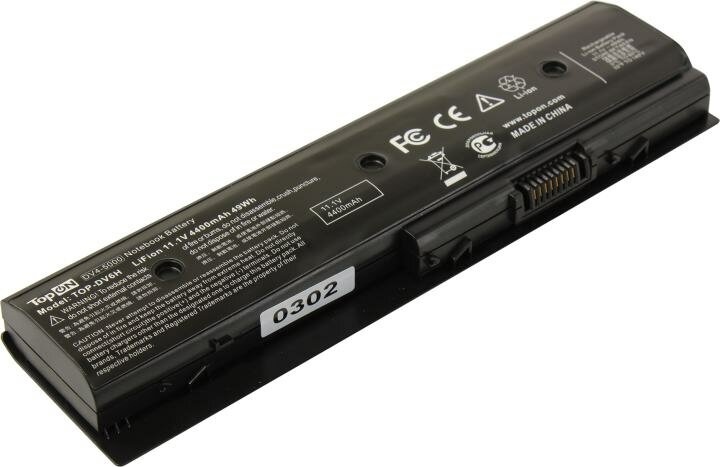 Аккумулятор TopON TOP-DV6H 11.1V 5200mAh для PN: LB3N LB3P MO06 MO09 YB3N YB3P - фото №7