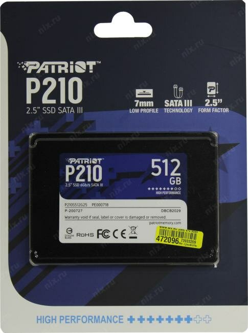 SSD накопитель Patriot - фото №13