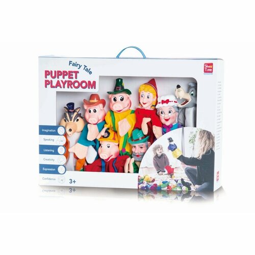 Кукольный театр 8 кукол на руку Puppet Playroom