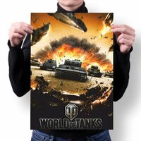 Плакат WORLD OF TANKS МИР танков №1, A3