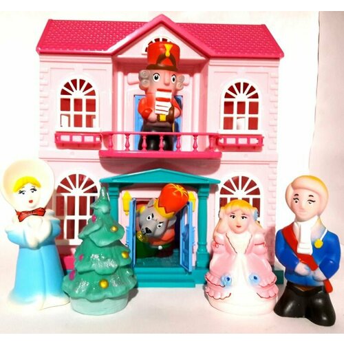 Игровой набор 2 в 1 - Новогодний театр сказка Щелкунчик в кукольном домике 2789₽