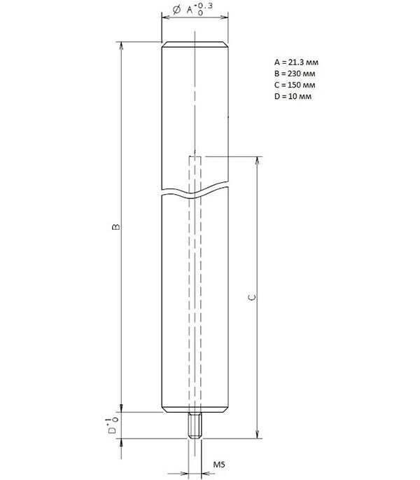 Анод магниевый Ariston М5 ø21.3 - 25.5 мм 230 мм - фото №12