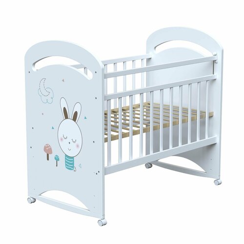 Детская кровать Vita lucy для новорожденных с колесом-качалкой