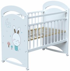 Детская кровать Vita lucy для новорожденных с колесом-качалкой