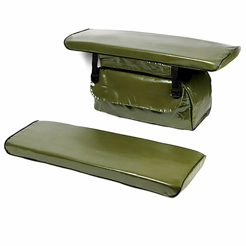 фото Комплект 70х20 накладки на лодку + сумка под банку (2+1) пвх зеленый ип горностаев