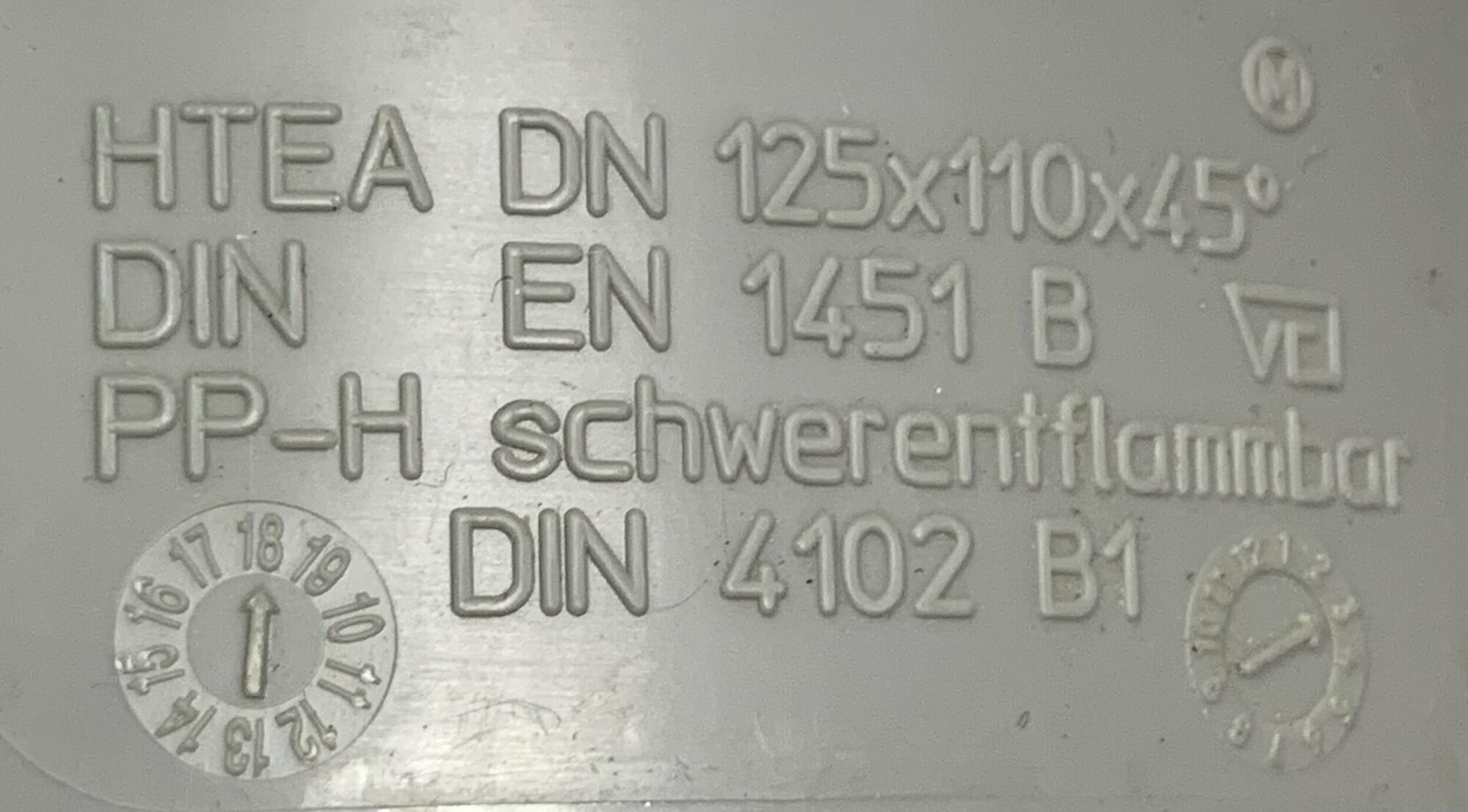 Тройник Ostendorf HTEA 125/110x45°, Ger - фото №5