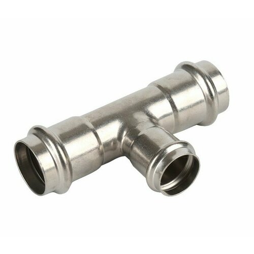 Пресс-тройник из нержавеющей стали 28 х 15 х 28 мм для систем водоснабжения INOX-PRESS ZTI.531.281528