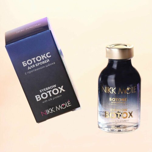 Ботокс для бровей с протеином шёлка Nikk Mole