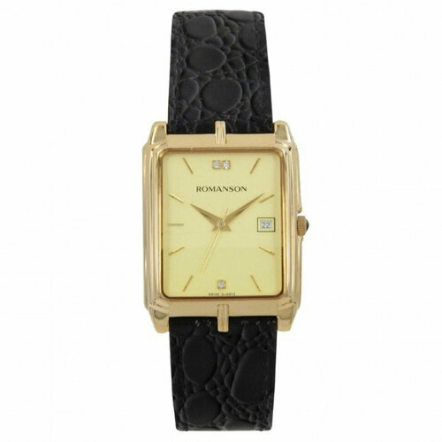фото Наручные часы romanson, желтый