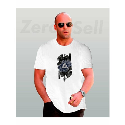 фото Футболка вороны викинги, размер s, белый zerosell