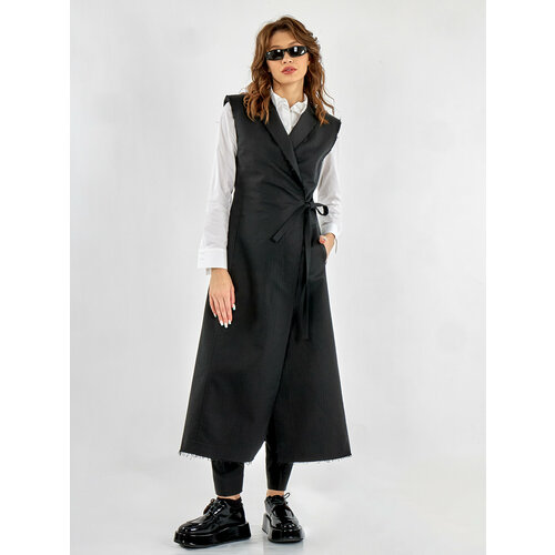 фото Платье энсо, размер 46, черный